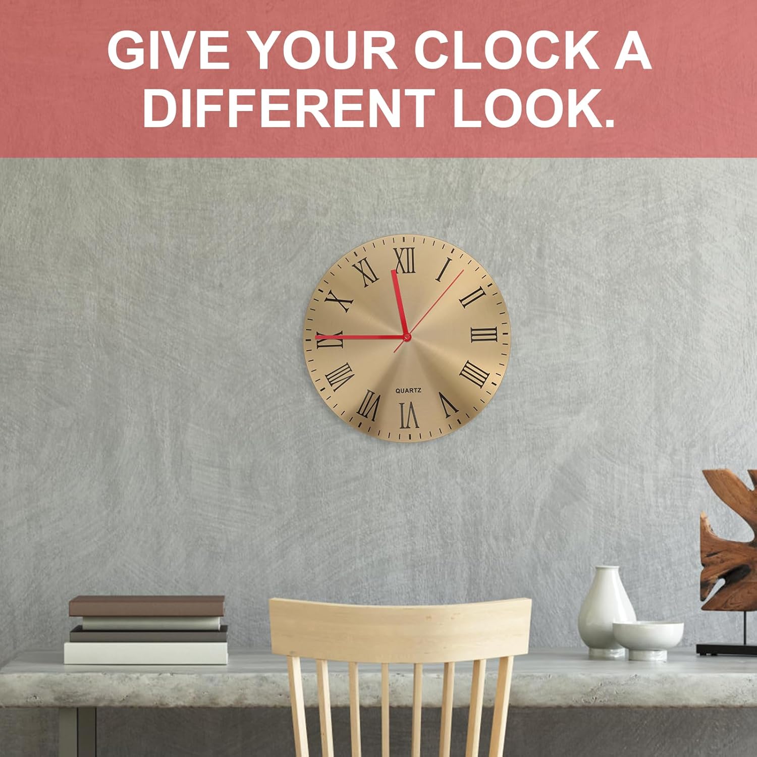 Veemoon Replacement Clock Mechanism Kit for Wall Clocks