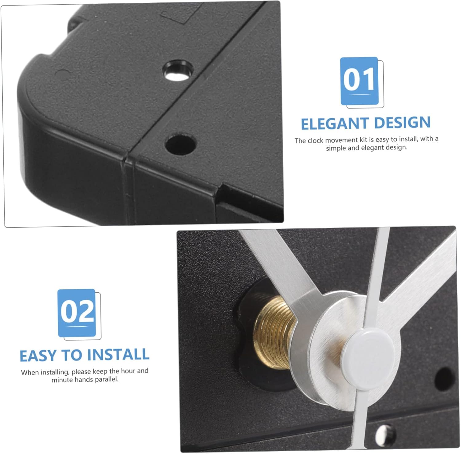 Manual Reverse Clock Mechanism for DIY Timepieces
