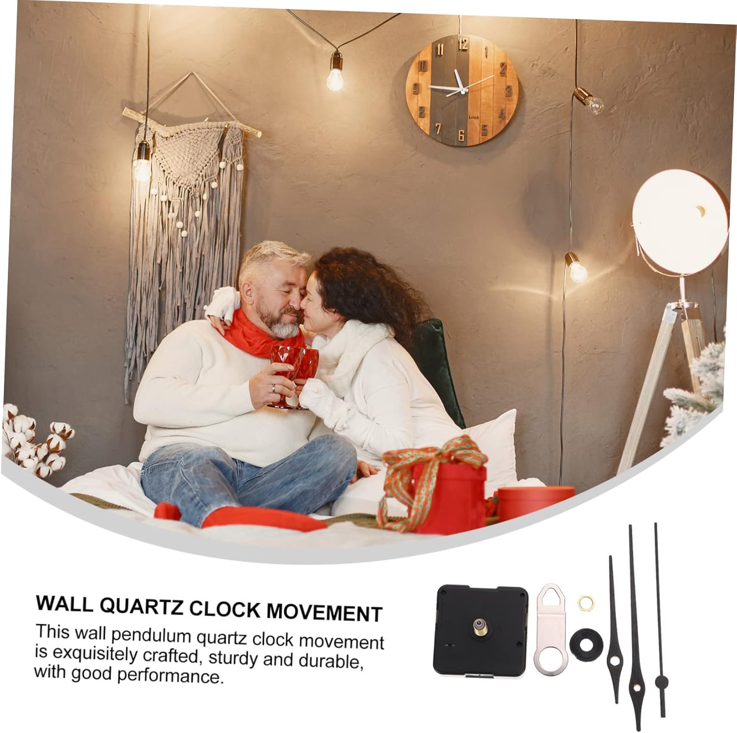 Sturdy Battery Operated Clock Kit for Wall Clock Repairs DIY Projects
