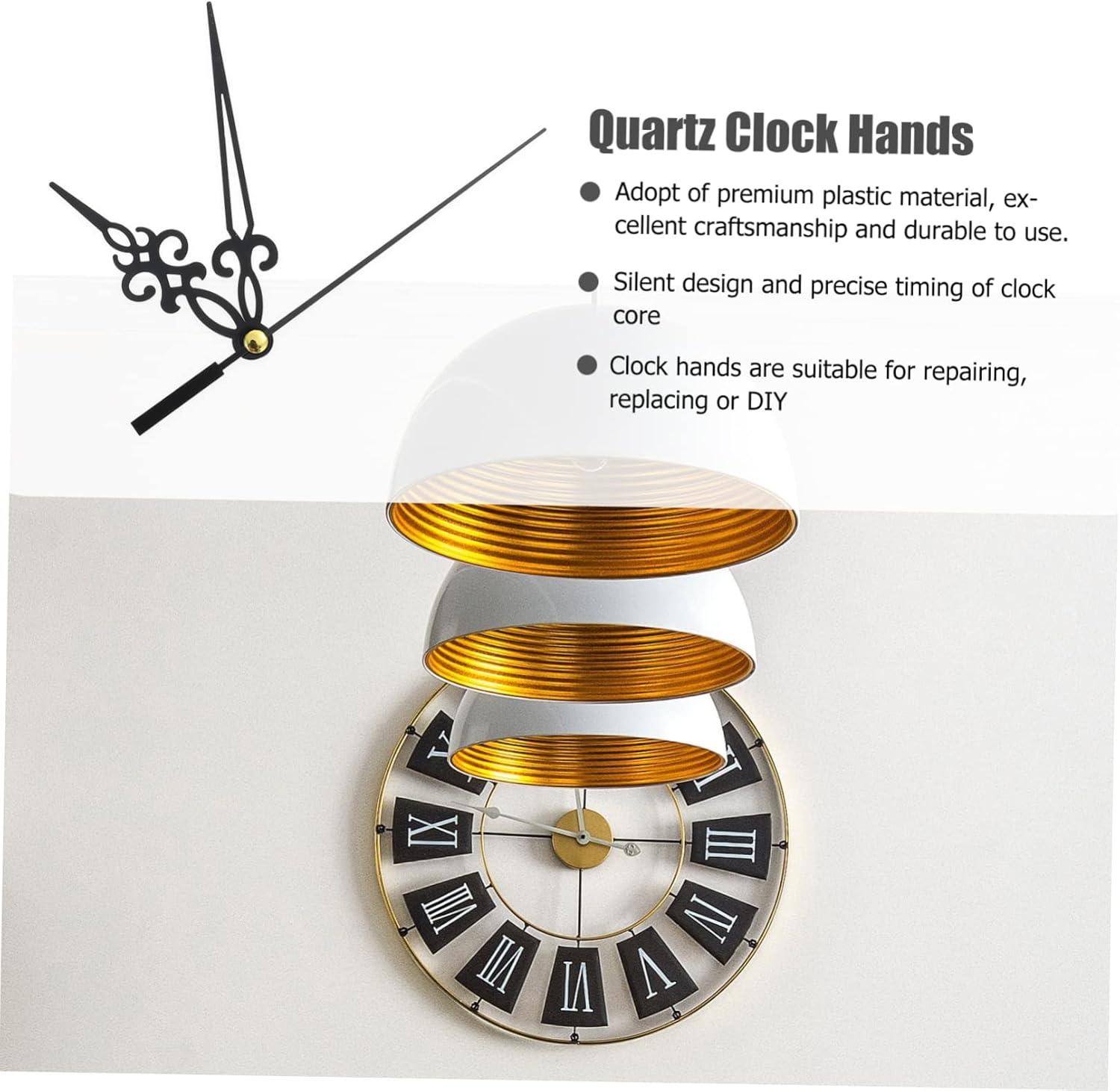 Stylish Quartz Clock Hands Sets