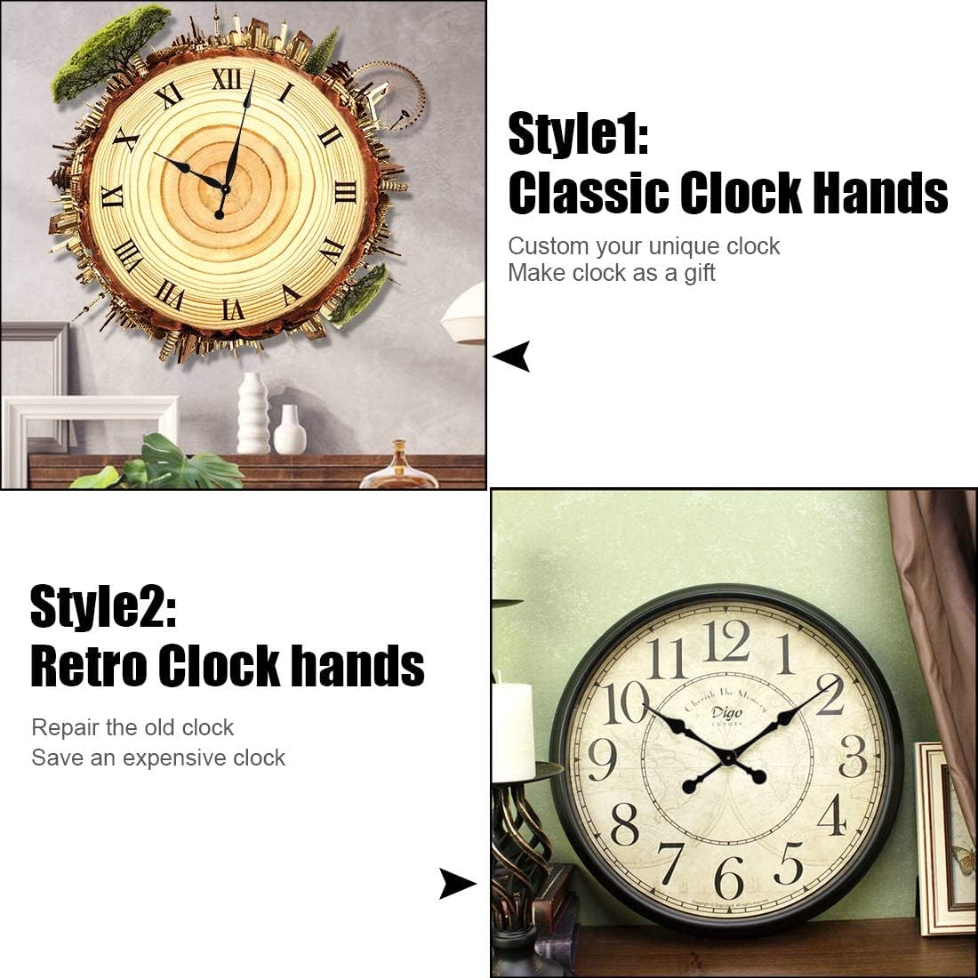 EMOON Clock Movement Kit for Large Clocks