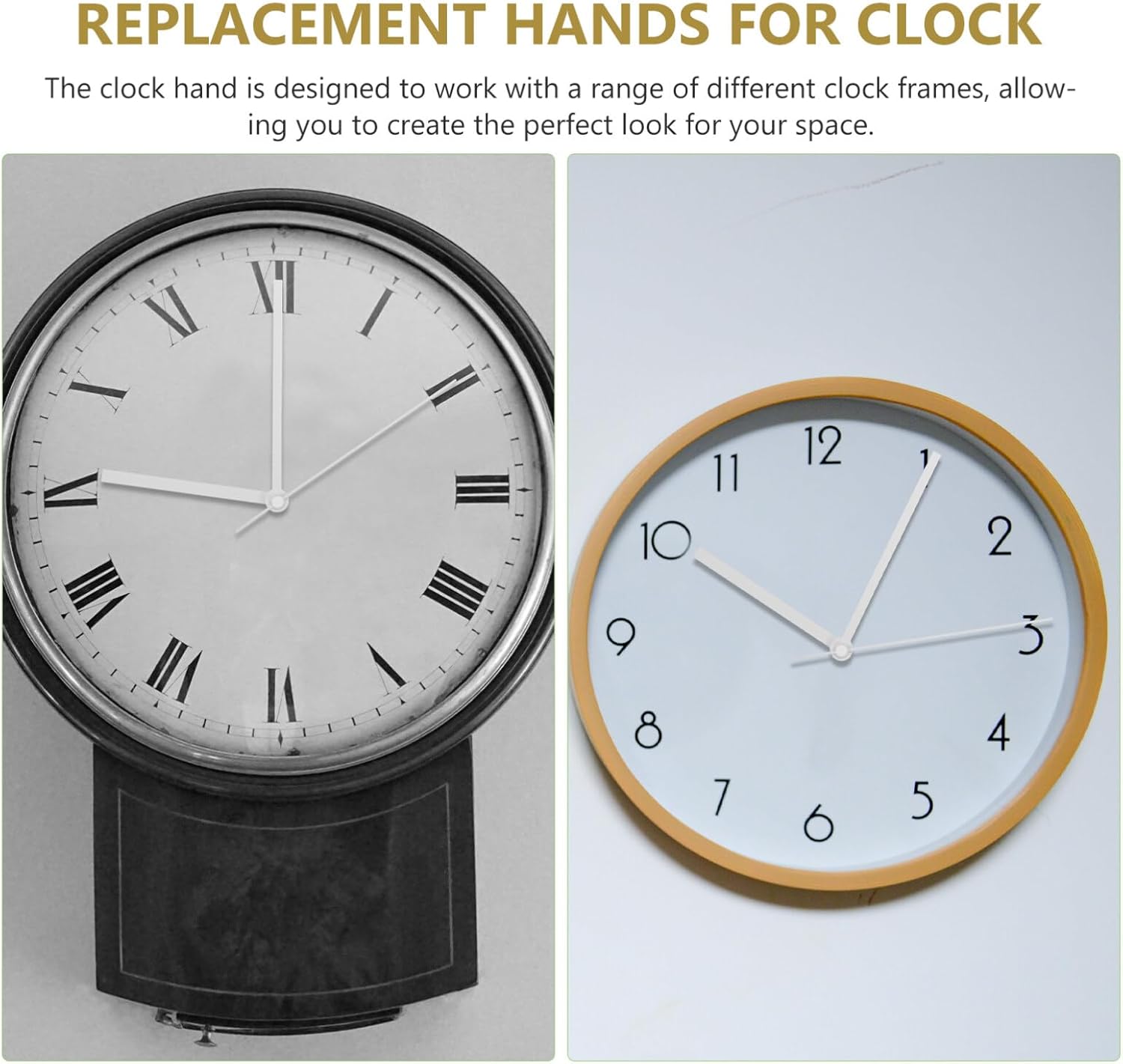 Clock Movement Mechanism Replacement for Clocks