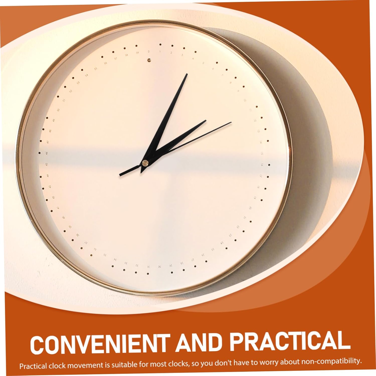 Easy DIY Wall Clock Movement Set for Repairing and Customization