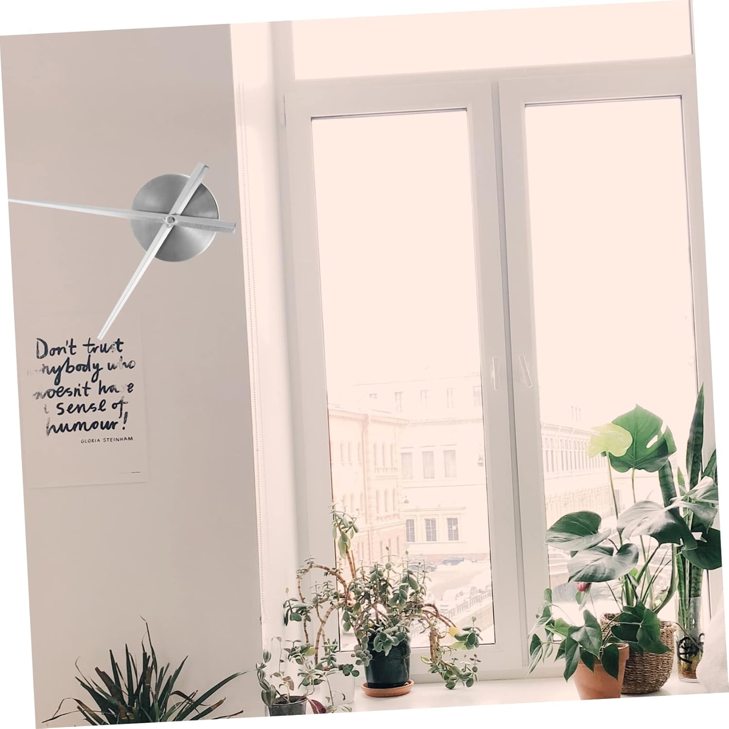 Simple Wall Clock Decor for Hanging