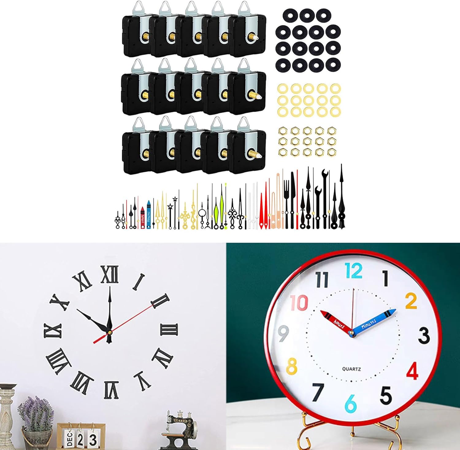 Precision Wall Clock Mechanism Kit