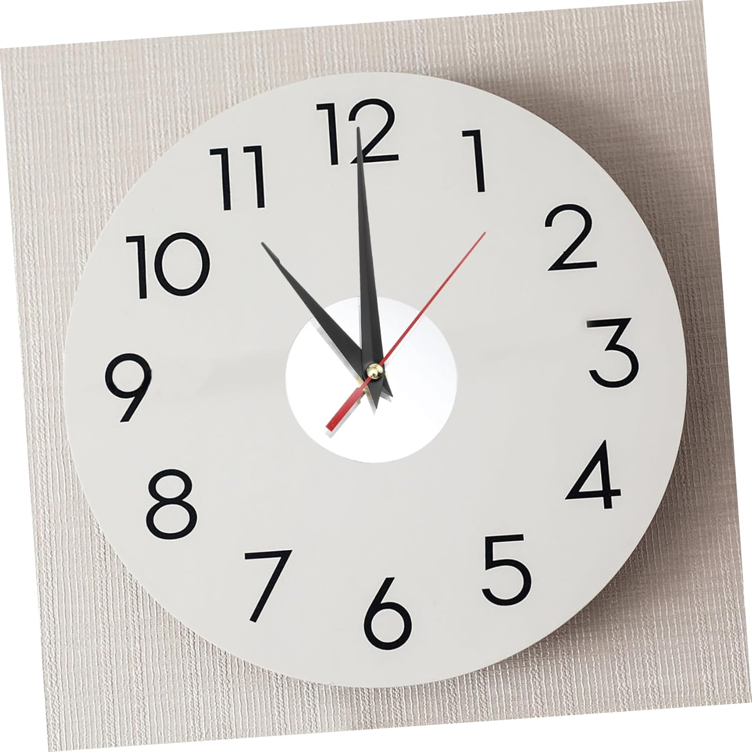 BUTIFULSIC Acrylic Aluminum Alloy Torque Clock Mechanism Set for Wall Clocks