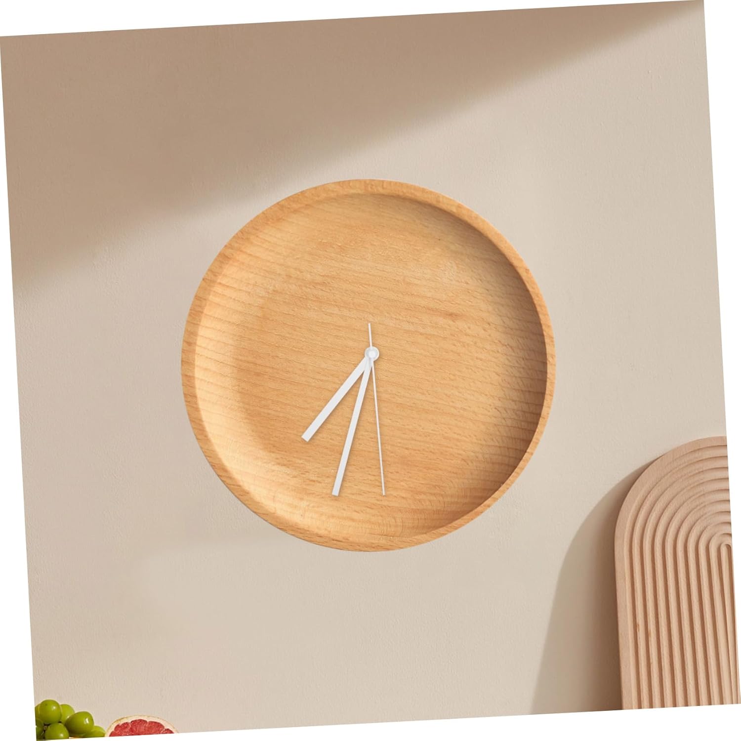 Silent Clock Movement Kits Replacement White Straight Hand