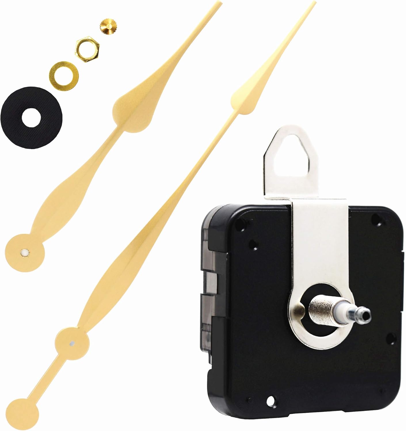 TIKROUND Youngtown 12888 Clock Movement Mechanism with 12-Inch Long Shaft