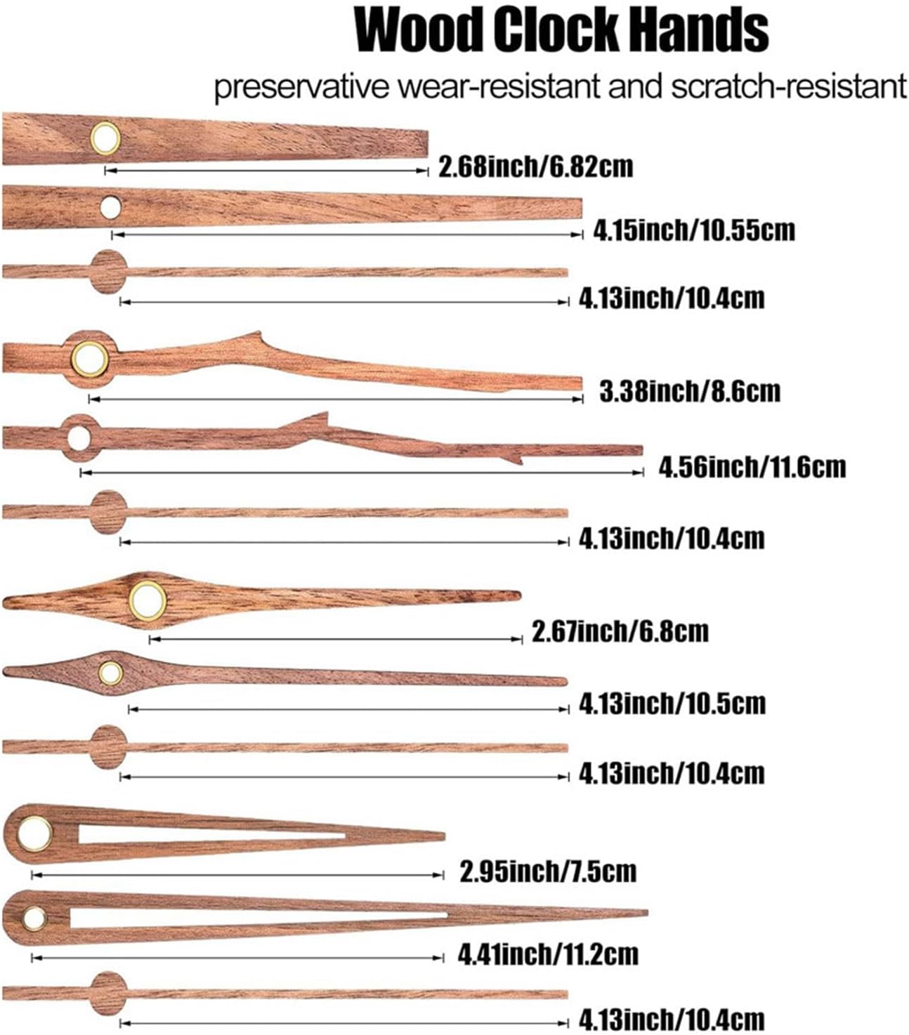 Easy_install Wood Wall Clock Movement Repair Kit