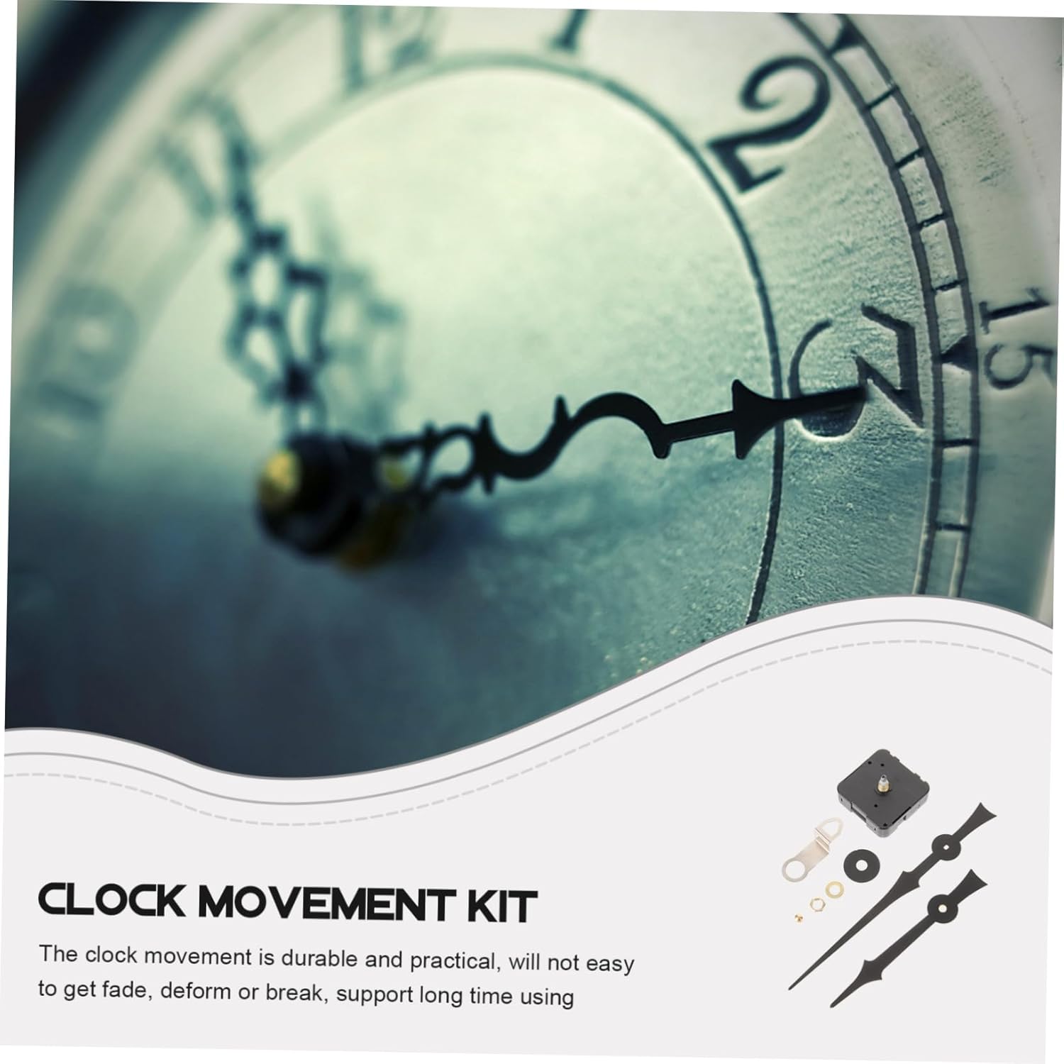 DIY Quartz Wall Clock Mechanism Set with Silent Shaft and Parts