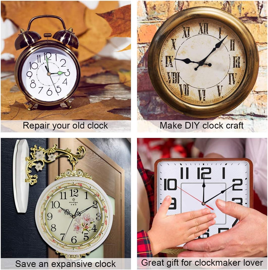 EMOON 2-Pack Clock Movement Kit for Repair Customization