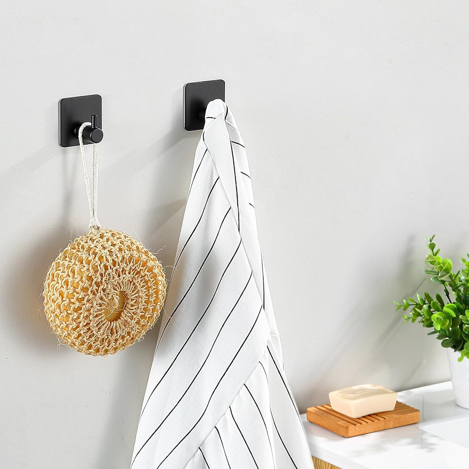 Matte Black 14-Piece Bathroom Hardware Set
