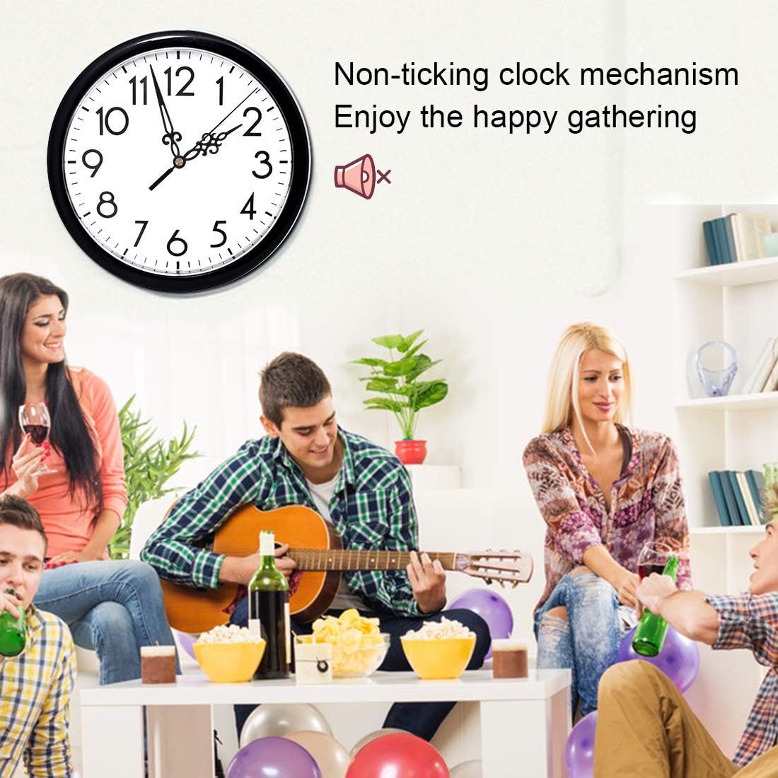 EMOON 2-Pack Clock Movement Kit for Repair Customization