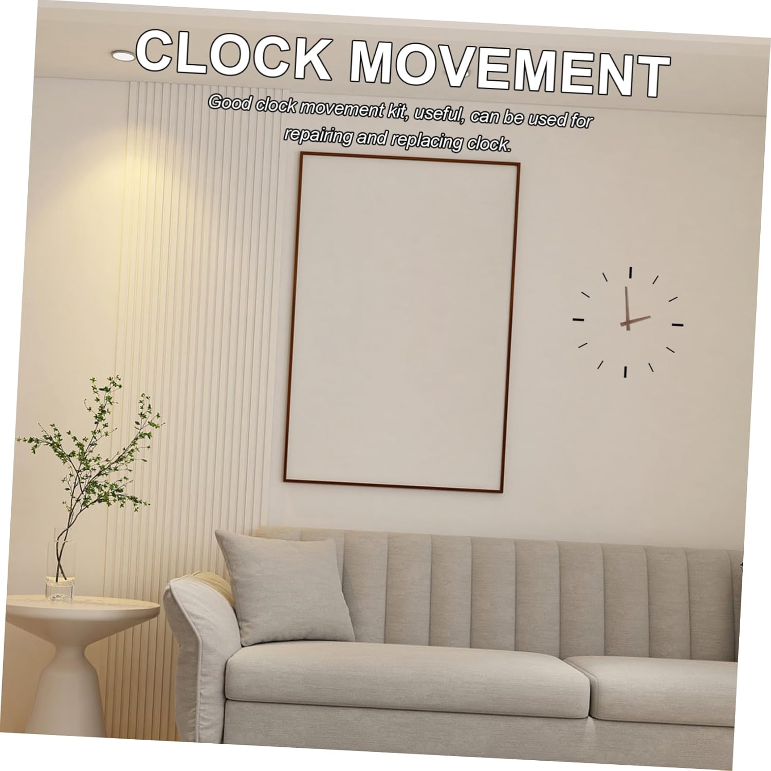 Premium DIY Clock Repair Kit for Wooden Wall Clocks