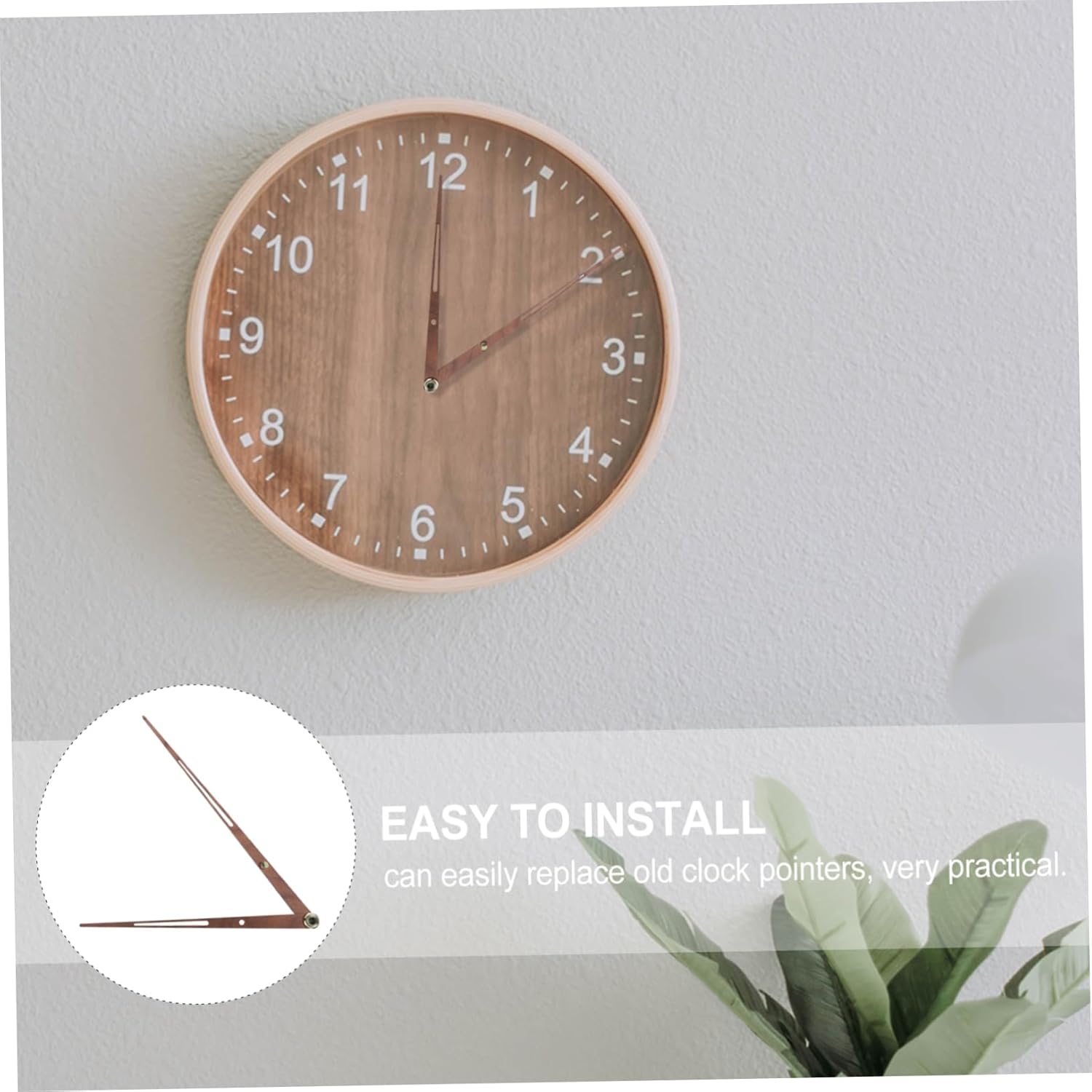 Sturdy Retro Pendant Pointer Clock Kit With LED Display