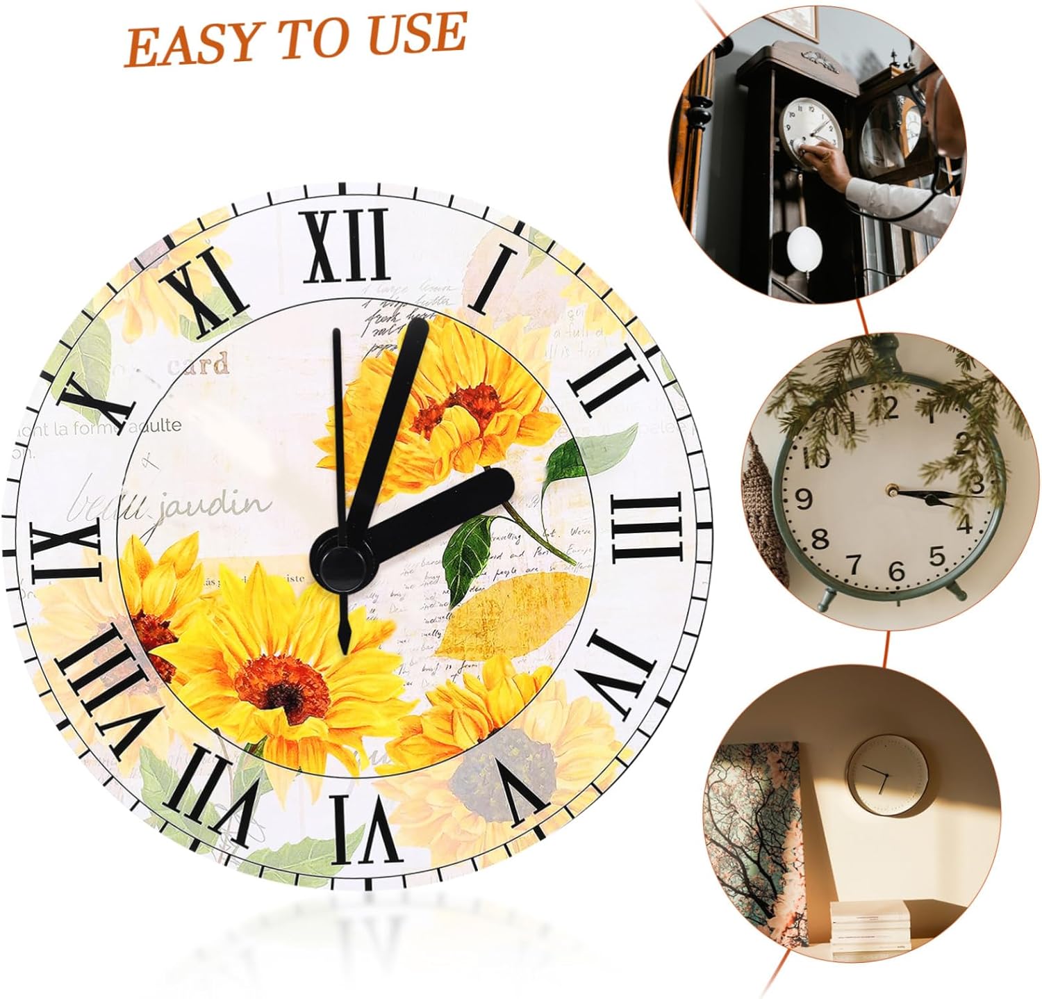 Silent Wall Clock Repair Kit