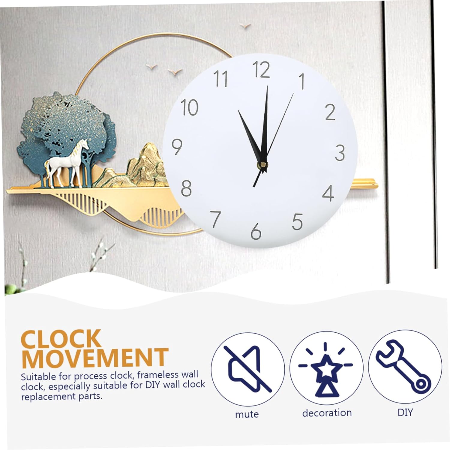 Easy-Install 31MM Clock Movement Kit