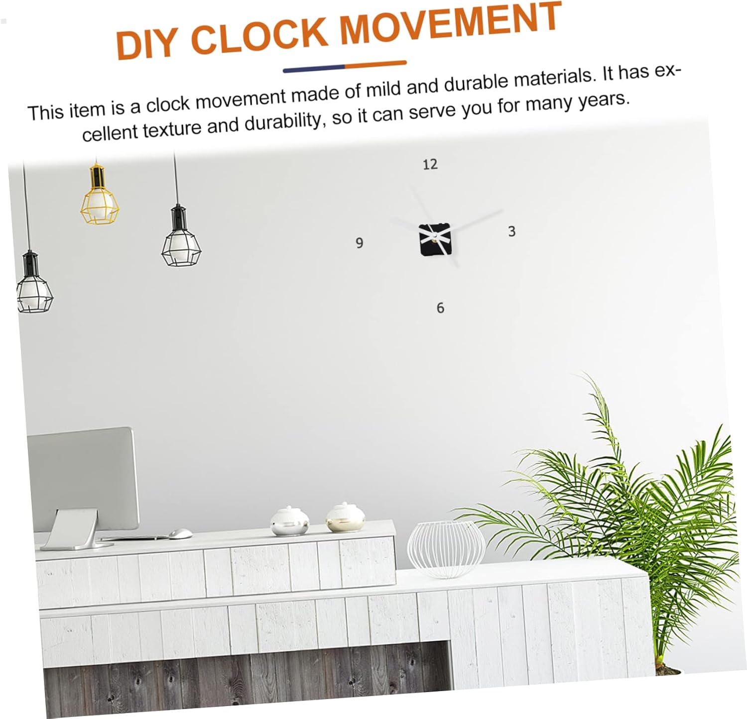 Simple DIY Clock Movement Kit Precise Battery-Driven Watch for Modern Clocks