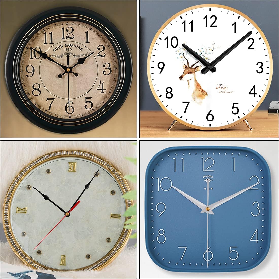 Clock Mechanism Kit with 8 Hand Set