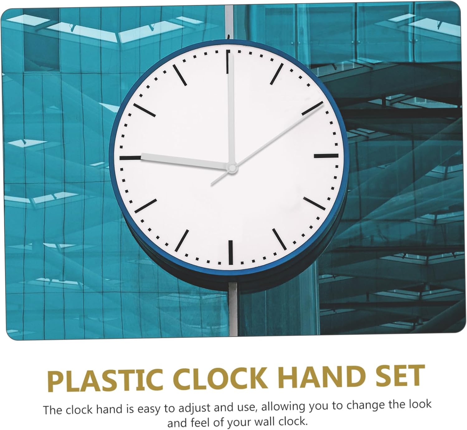 Precision-Forged Plastic Clock Hands Kit for Wall Clocks and Watches