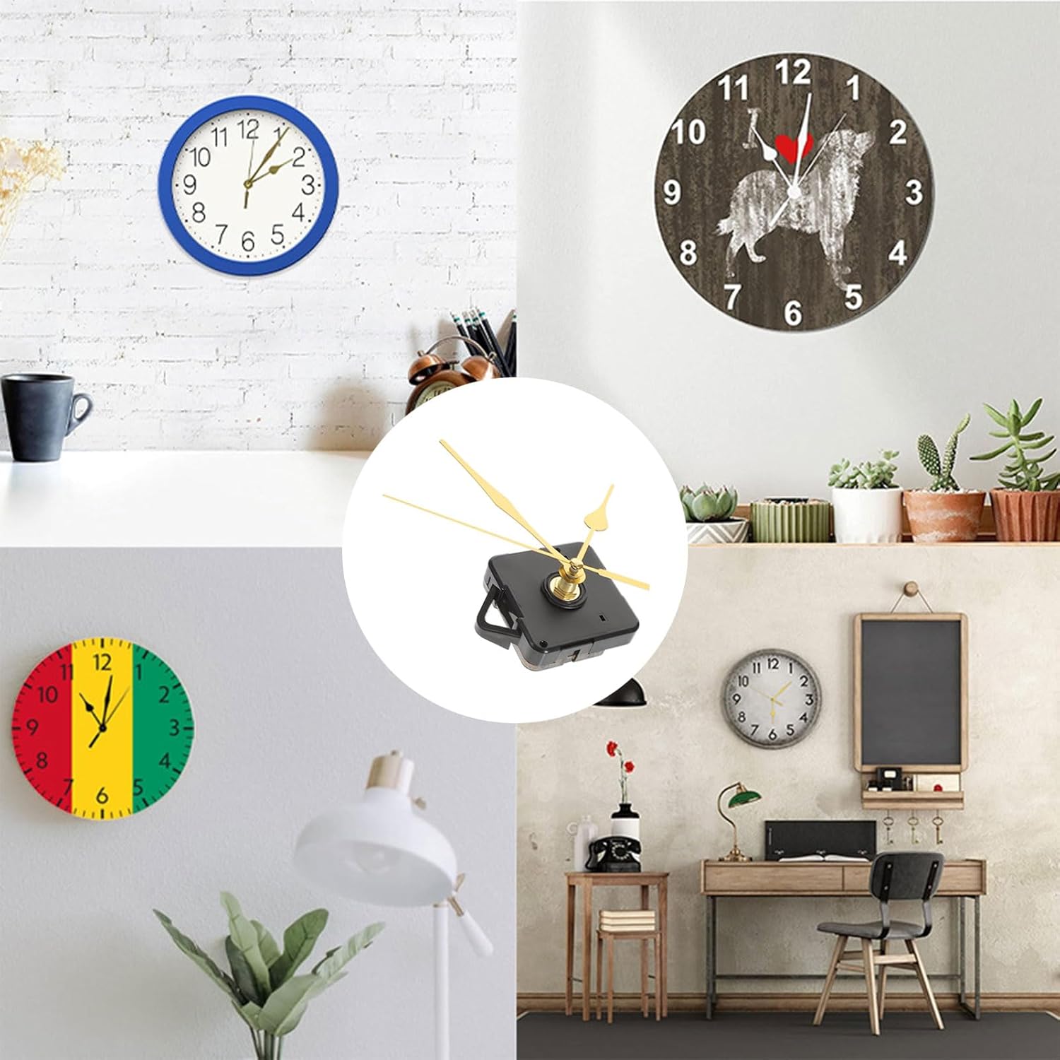 Wooden Wall Clock Repair Part DIY Clock Component 235mm