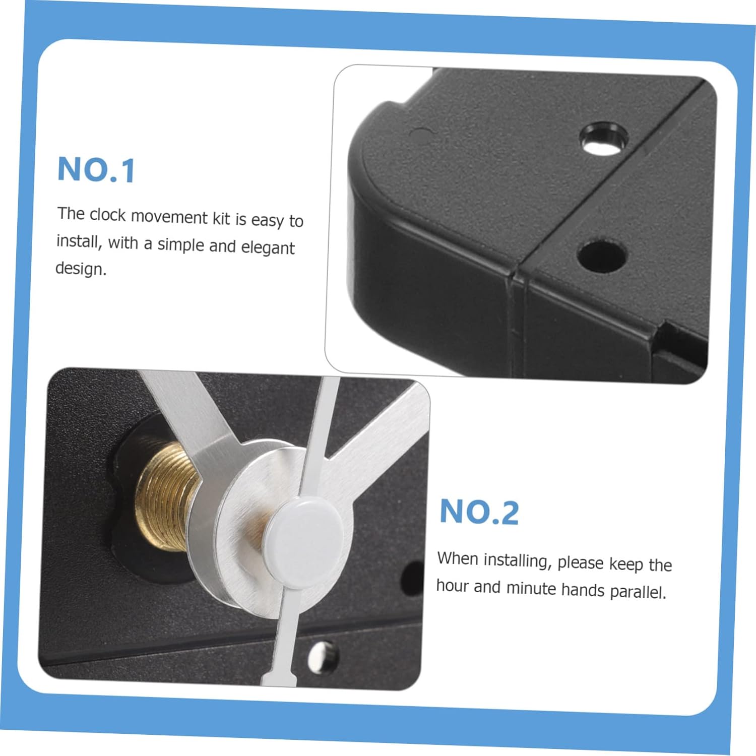 Manual Reverse Clock Mechanism for DIY Timepieces