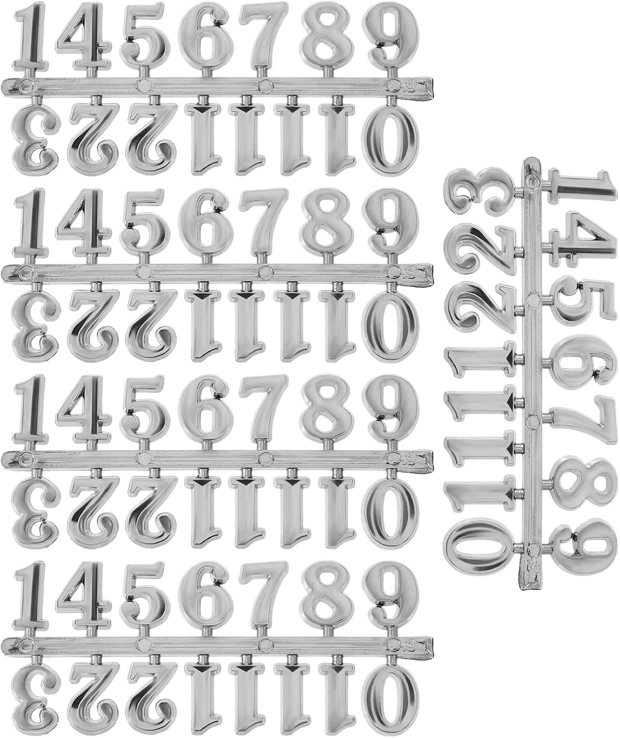 Doitool Digital Clock Numbers - Replacement Set for Home Wall Clocks