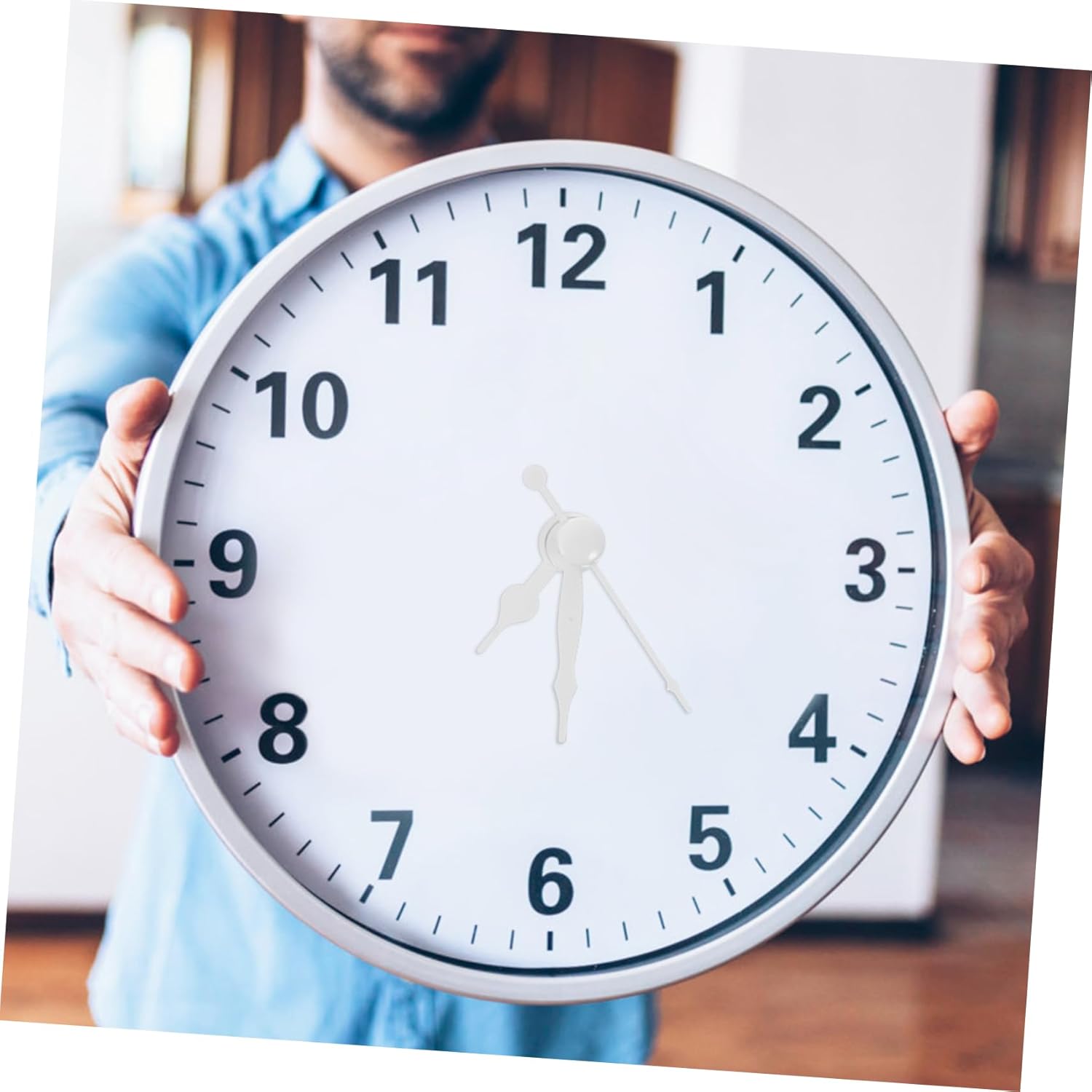 Mute Plastic Clock Movement Kit for DIY Clock Repairs