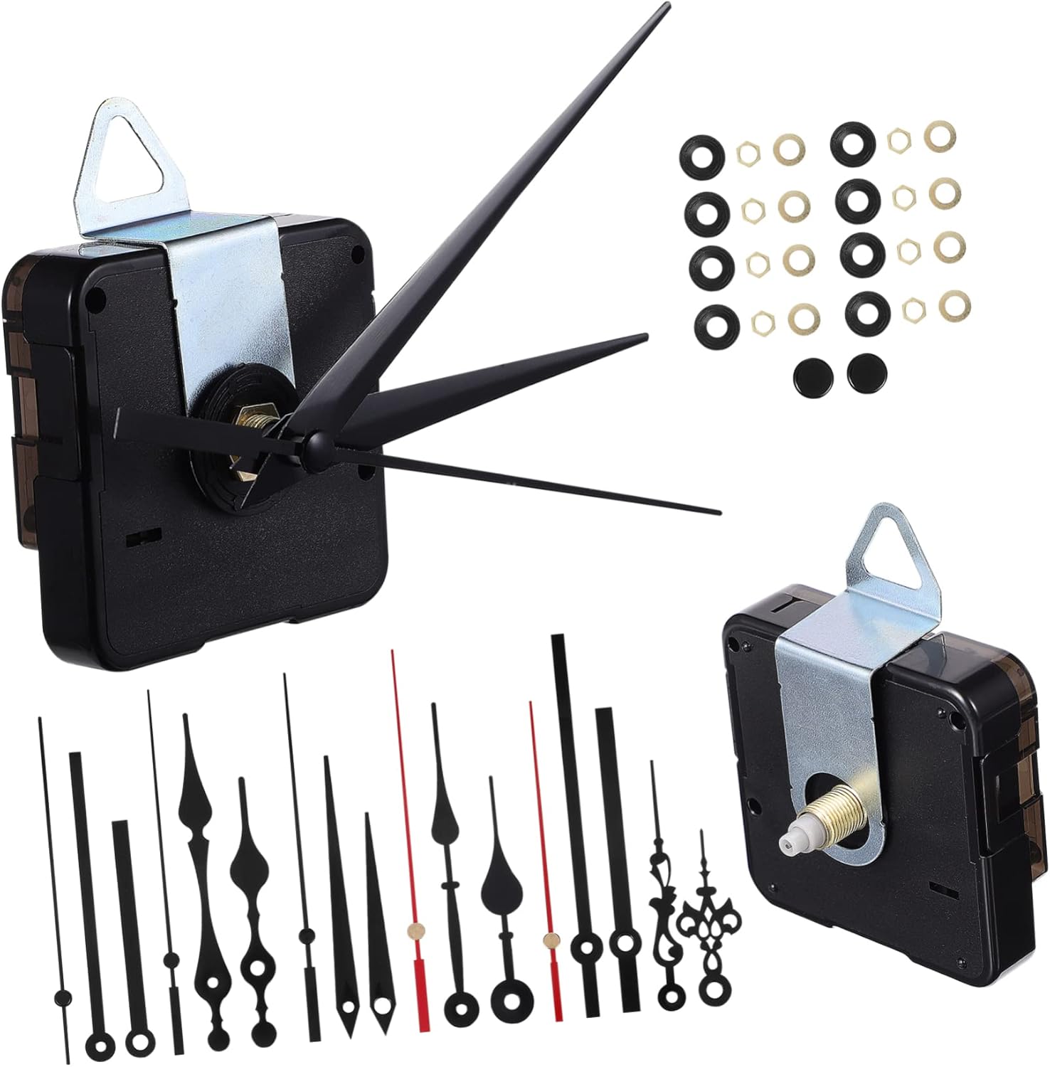 Precision Clock Movement Repair Kit with 8 Replacement Parts
