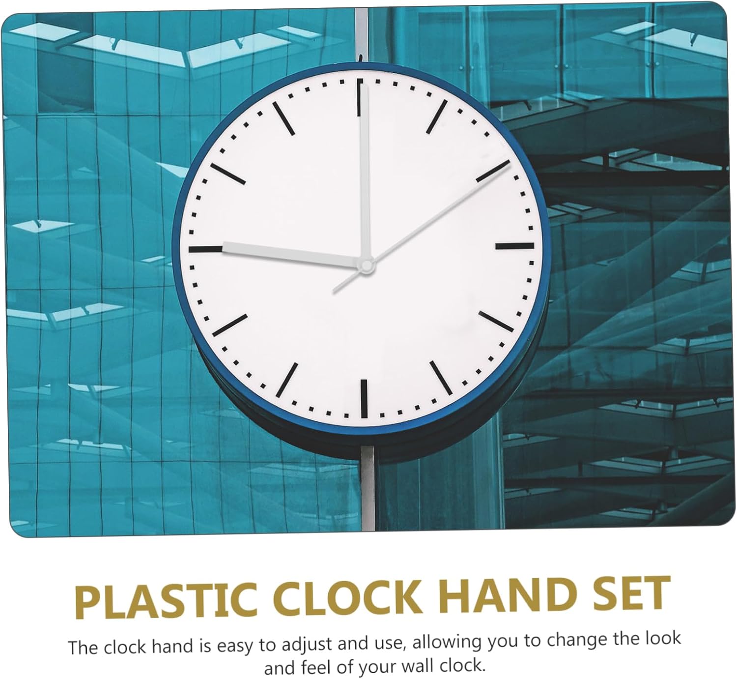10 Set White Wall Clock Hands for DIY or Repair Use