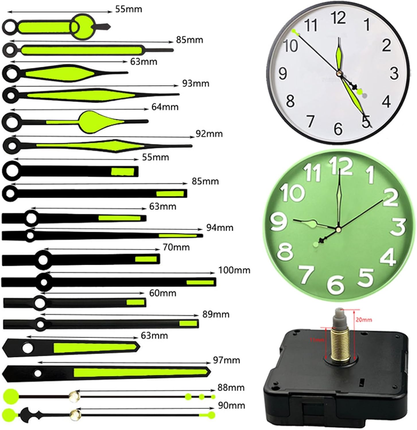Xinsheinyling Quiet Accurate Clock Mechanism