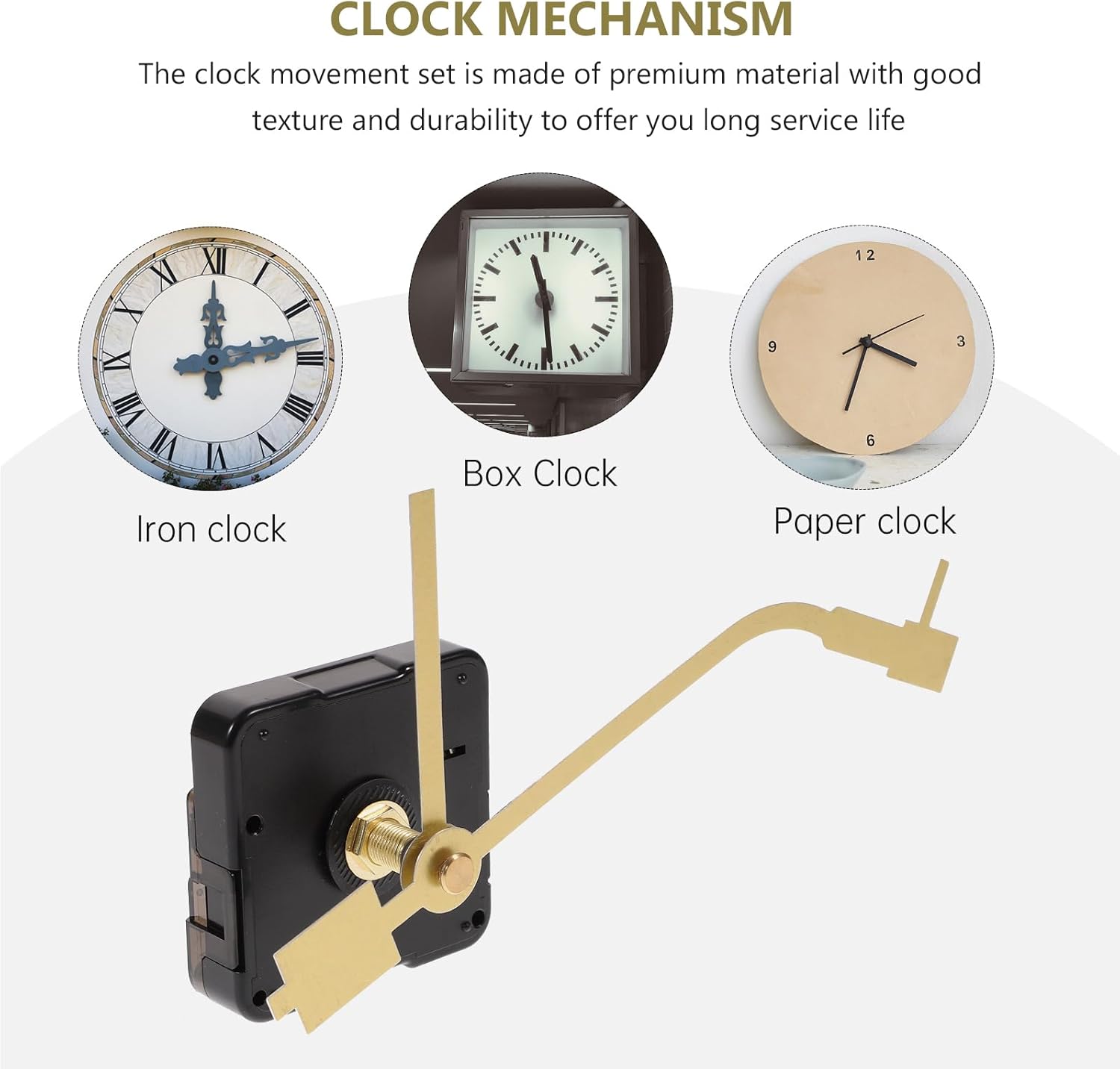 Precision Quiet Wall Clock Movement