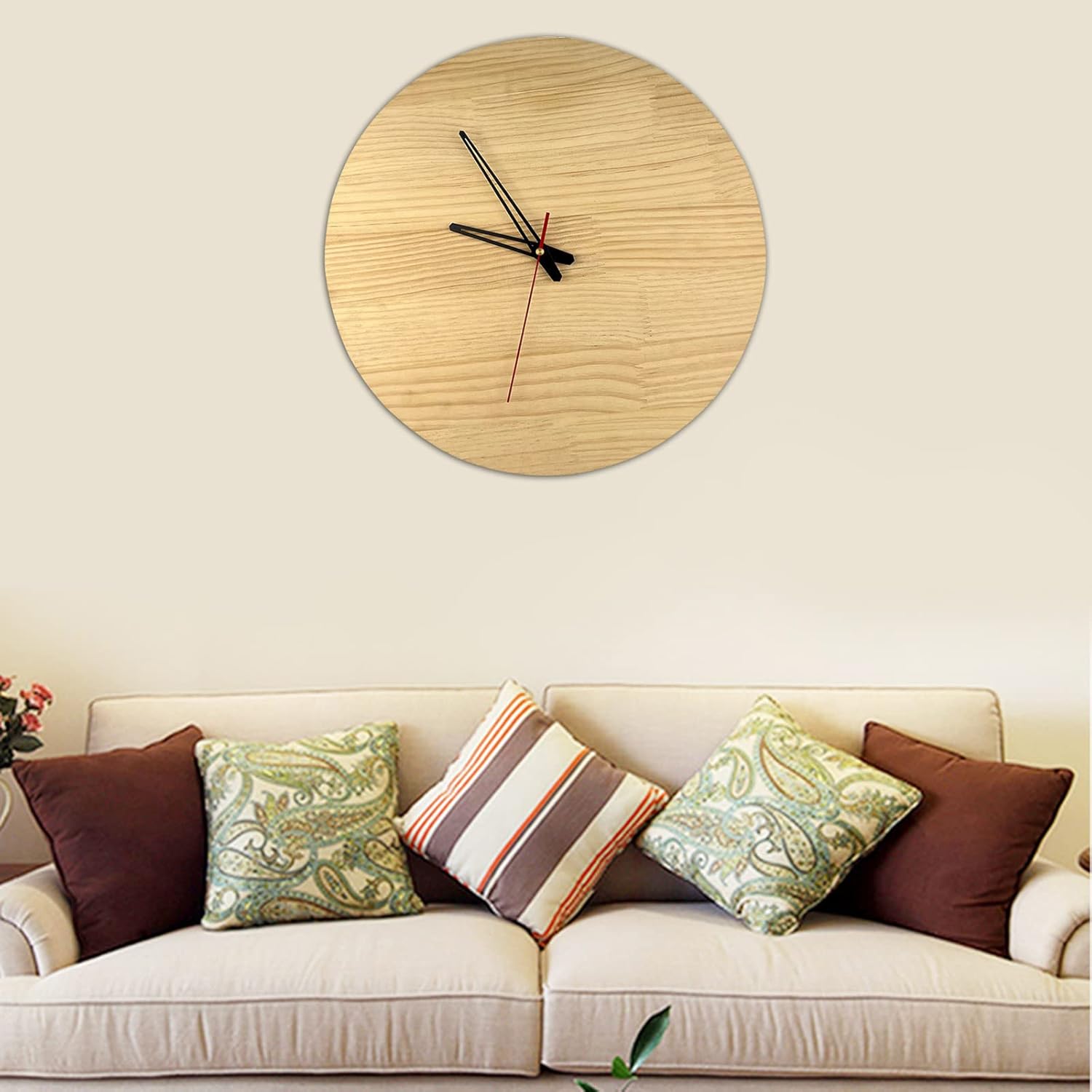 QIEIEI Replacement Clock Movement Kit with Hands for Repairing Wall Watches