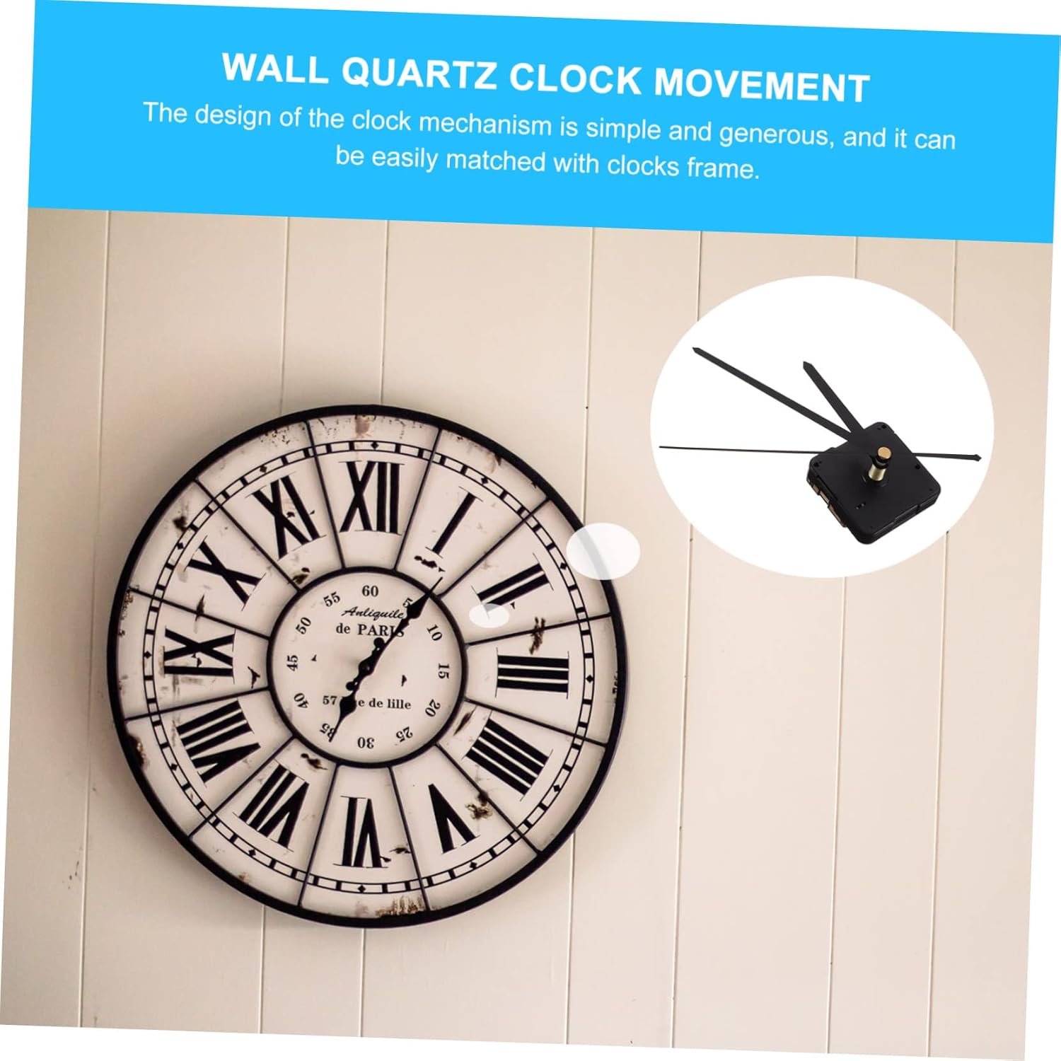 Replacement Clock Mechanism Kit for Crafters
