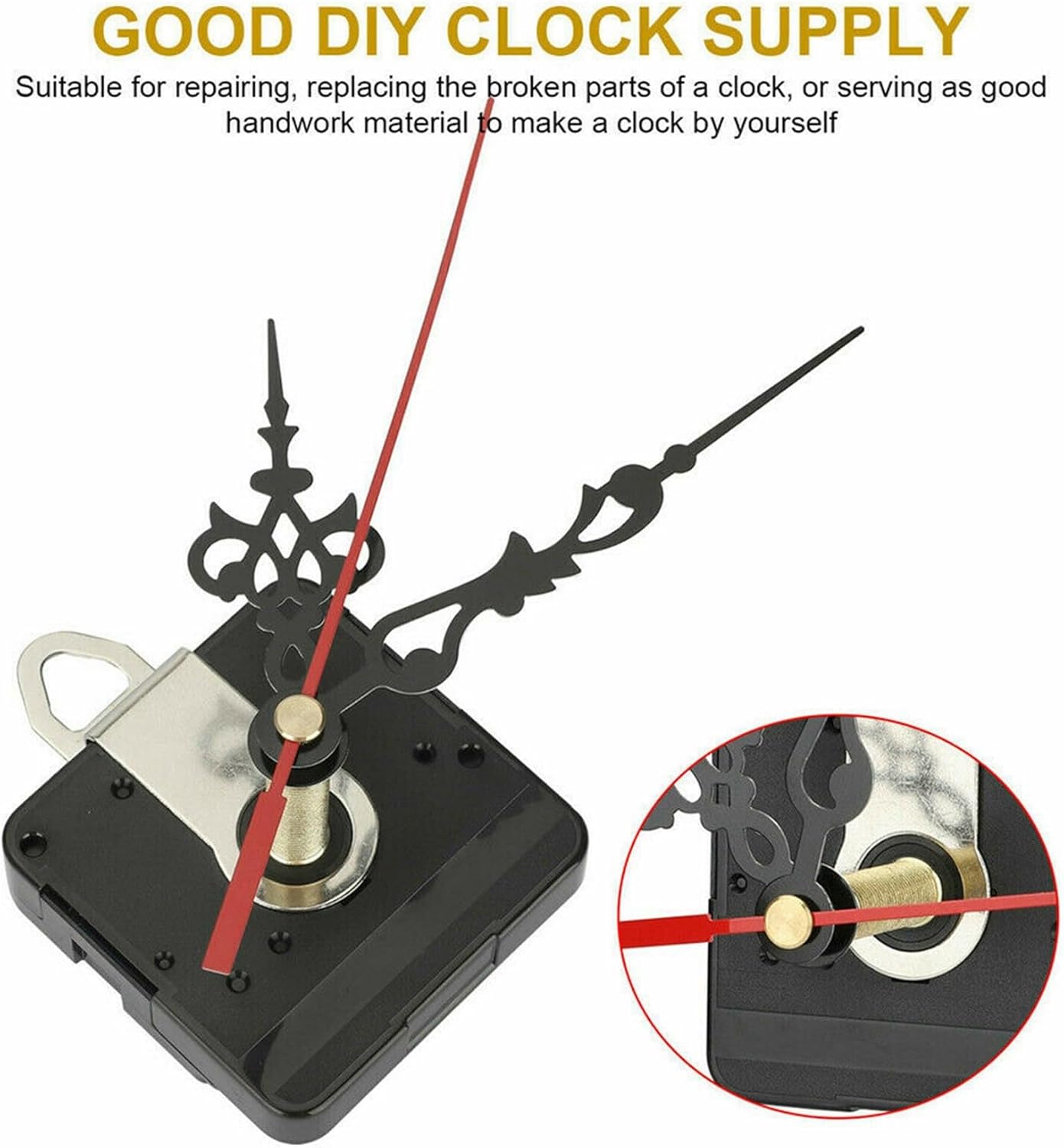 OTDOGUO 31MM Long Shaft Buffer Clock Movement Mechanism Repair Tool