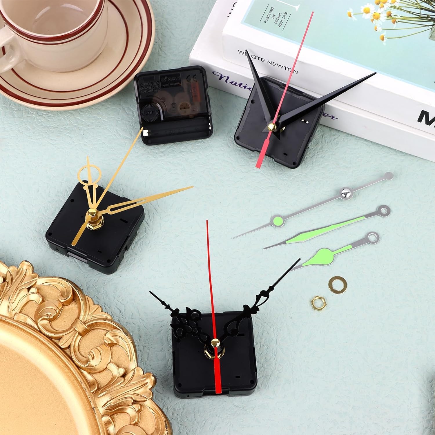 30-Pack Replacement Quartz Clock Movement Kit for Repairing Installing