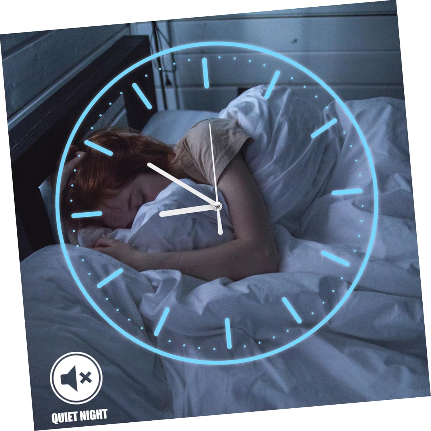 Classic Wall Clock Mechanism with Durable Plastic Hands
