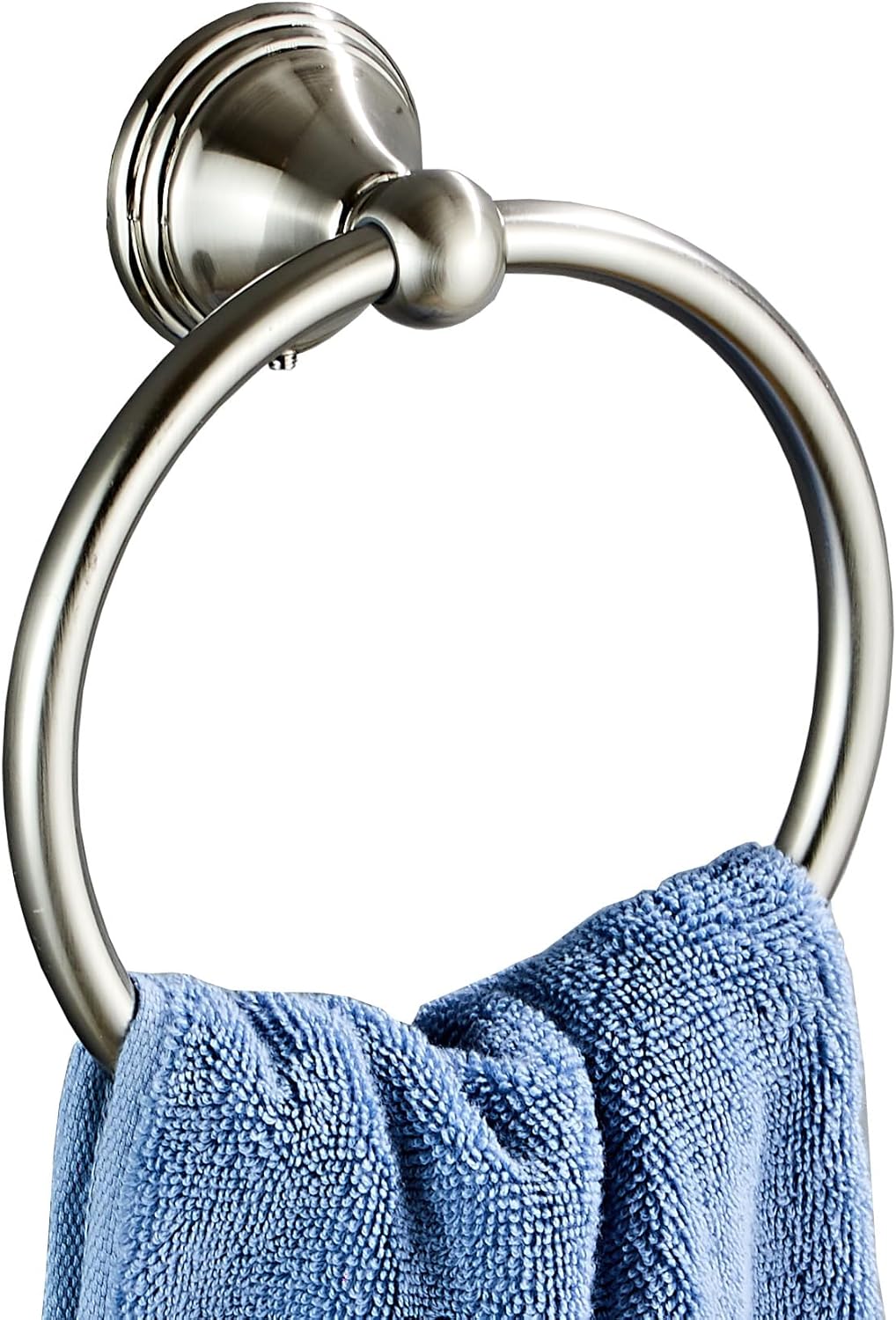 Bluebyrne Hand Towel Holder Brushed Nickel 1 Pack