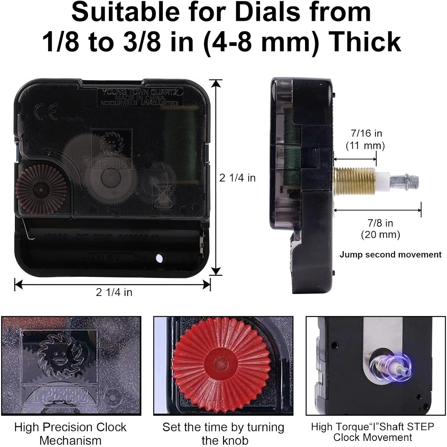 EMOON High Torque Clock Movement