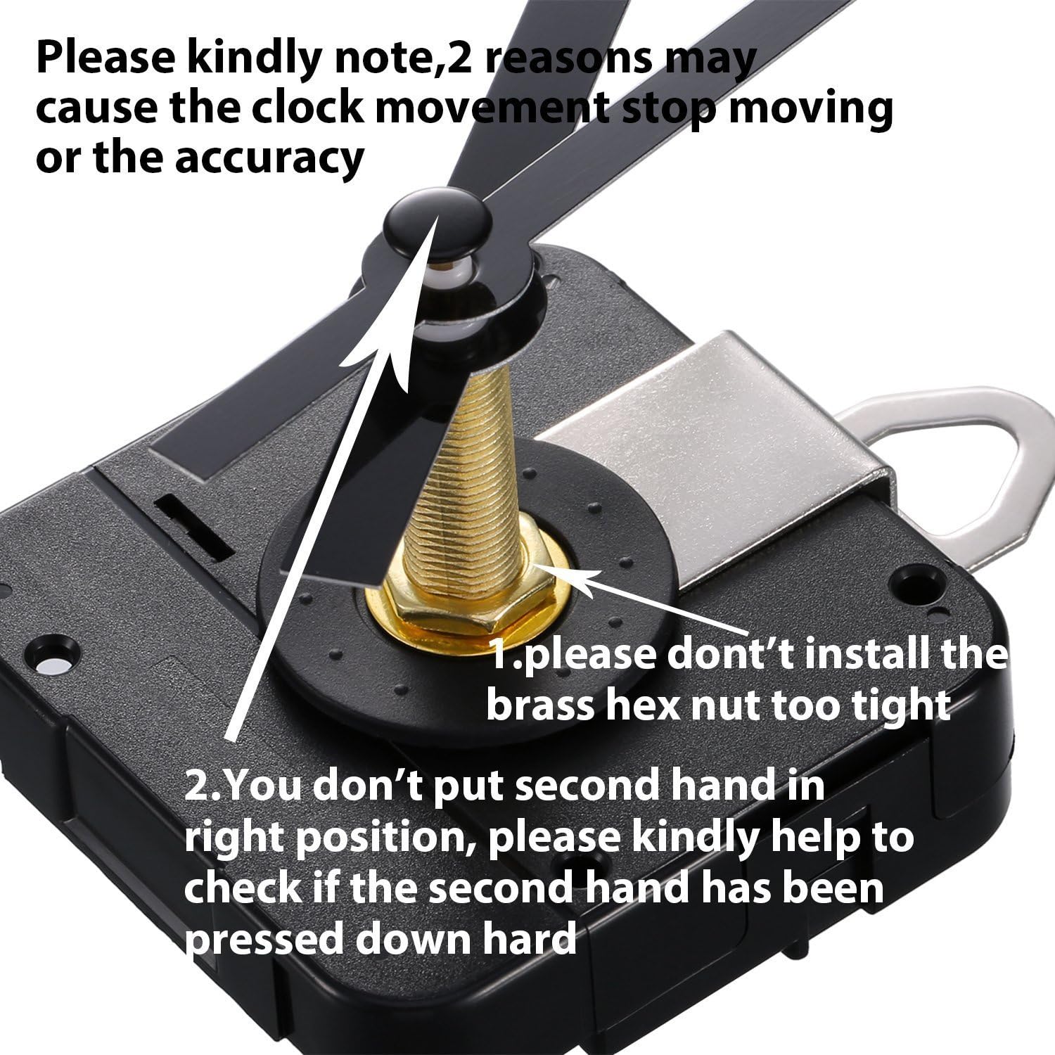 Reliable 31mm Long Movement Repair Kit for Quartz Clocks