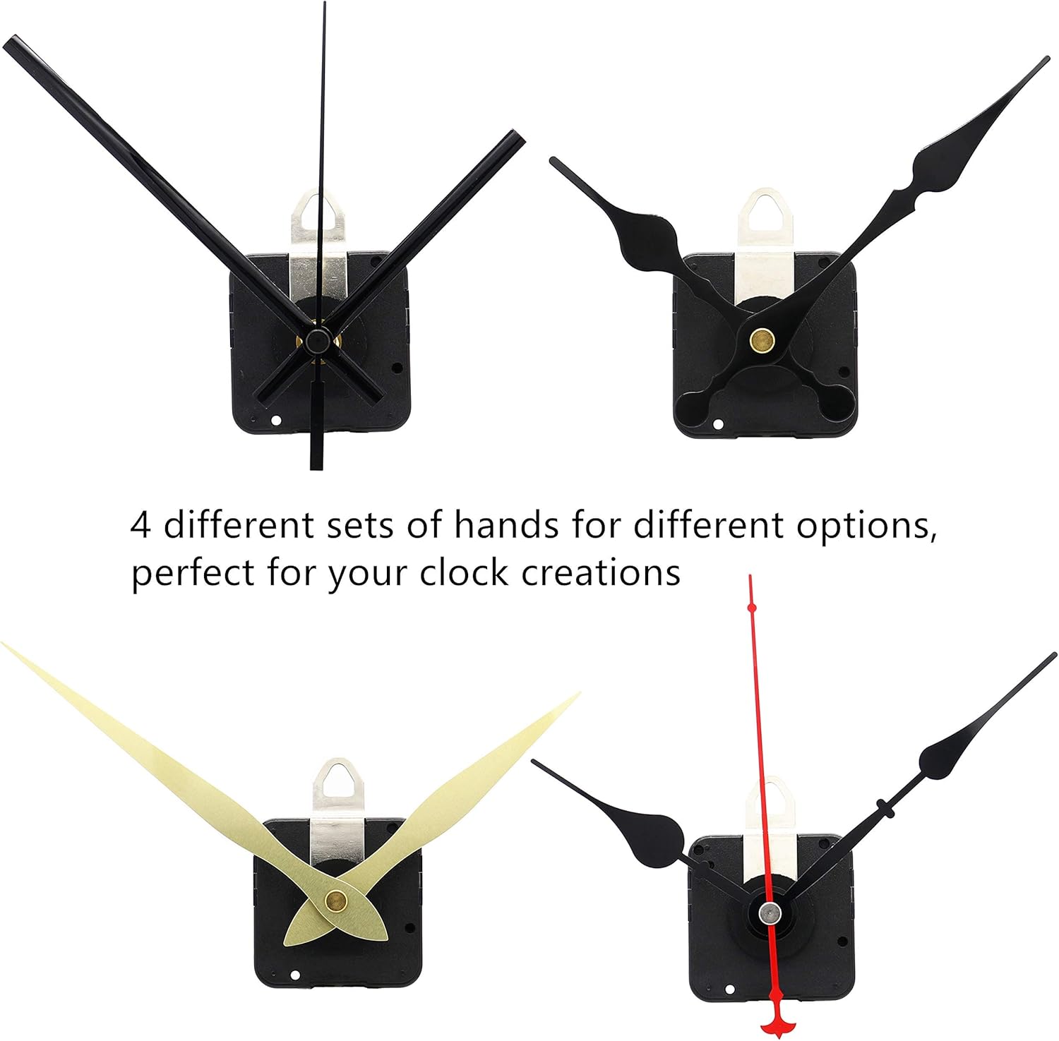 Sweep Silent Movement Wall Clock Kit