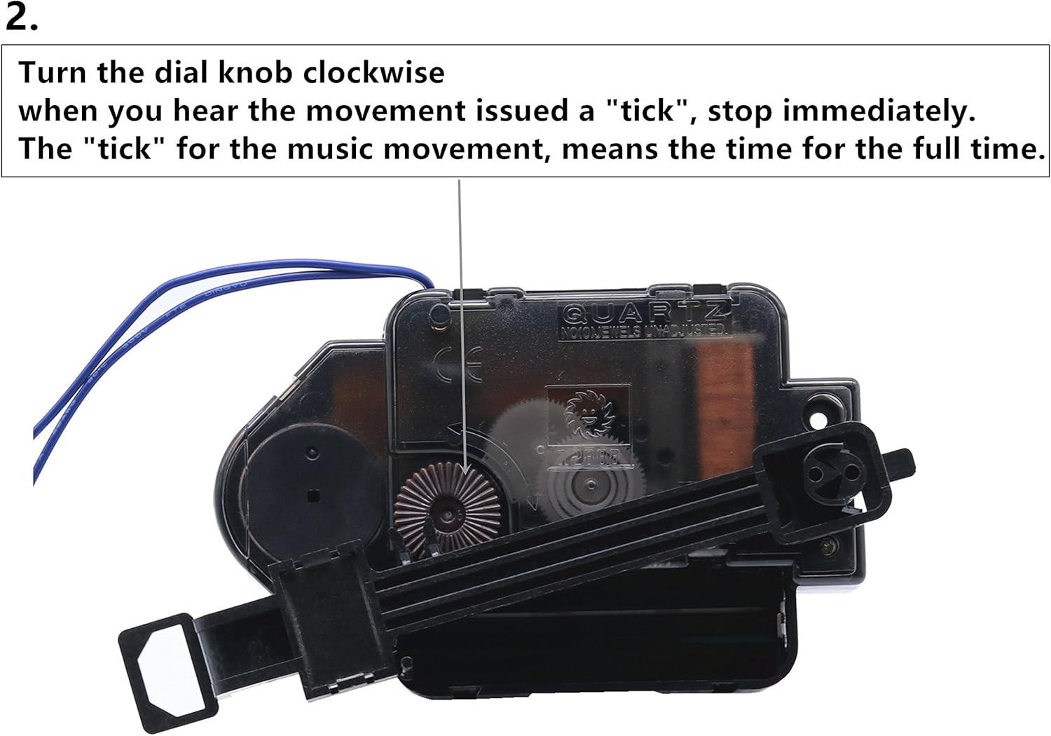 Stylish Pendulum Clock Movement Elegant Chime Design Replacement for Treasured Clocks