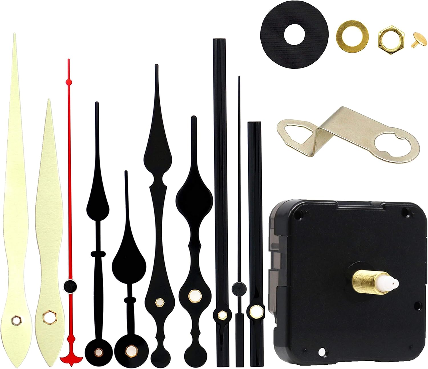 Sweep Silent Movement Wall Clock Kit