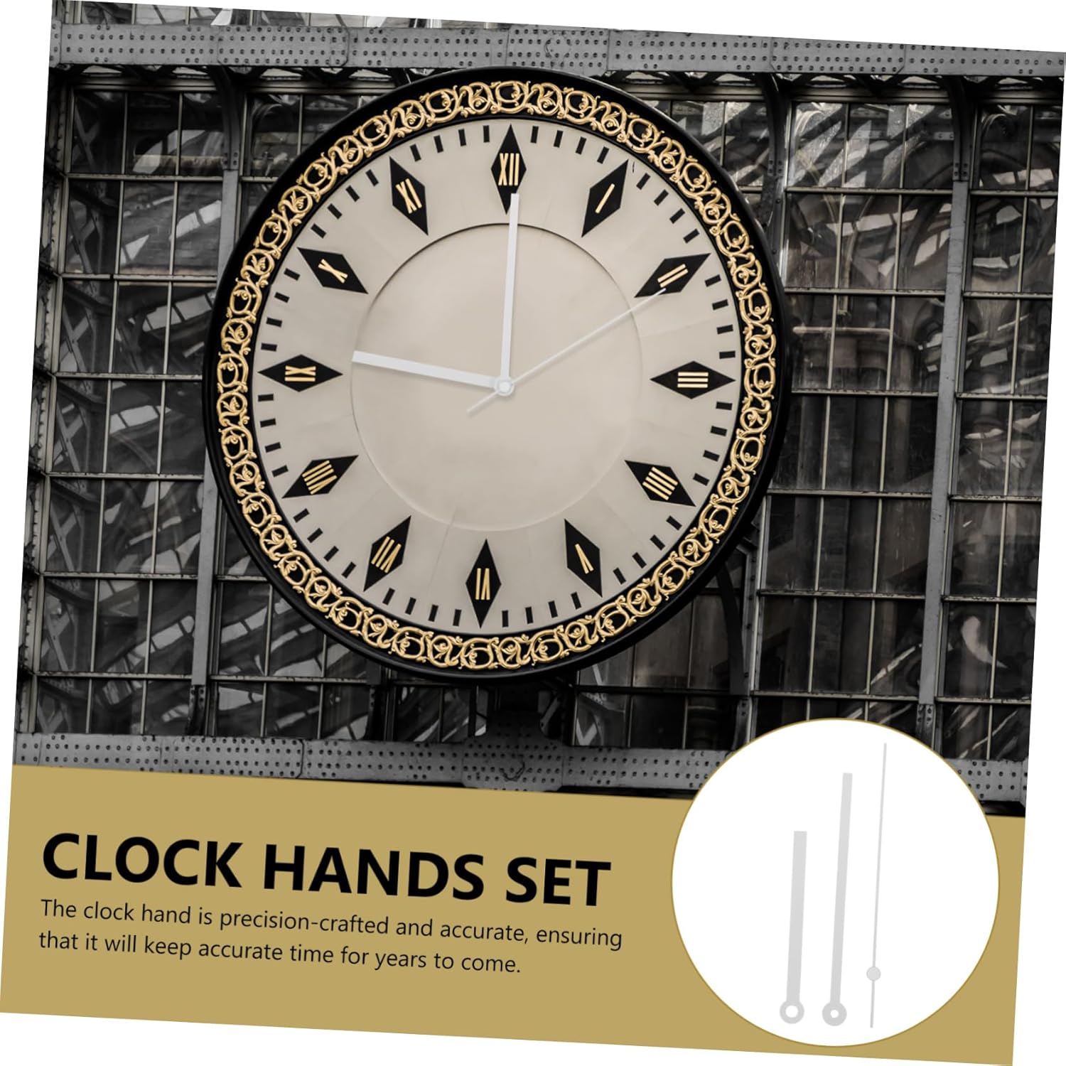 10-Piece DIY Wall Clock Hands Needles Set Precision-Crafted for Accuracy