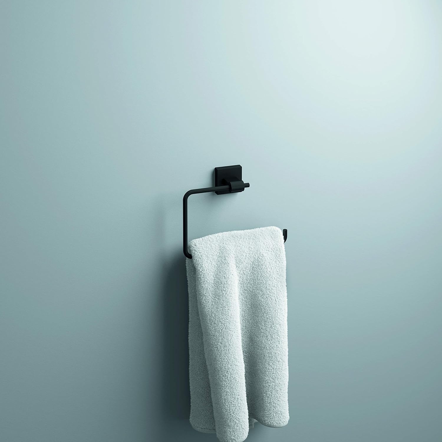 Franklin Brass Maxted Towel Ring Matte Black