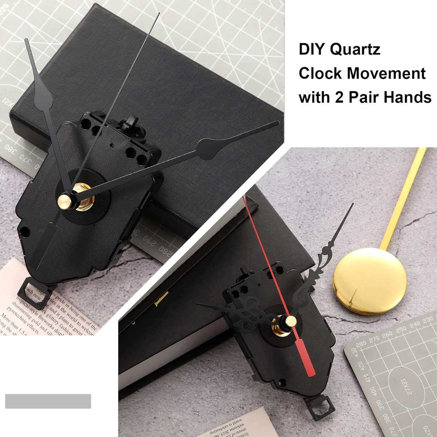 Quartz Pendulum Clock Movement Mechanism for DIY Repair