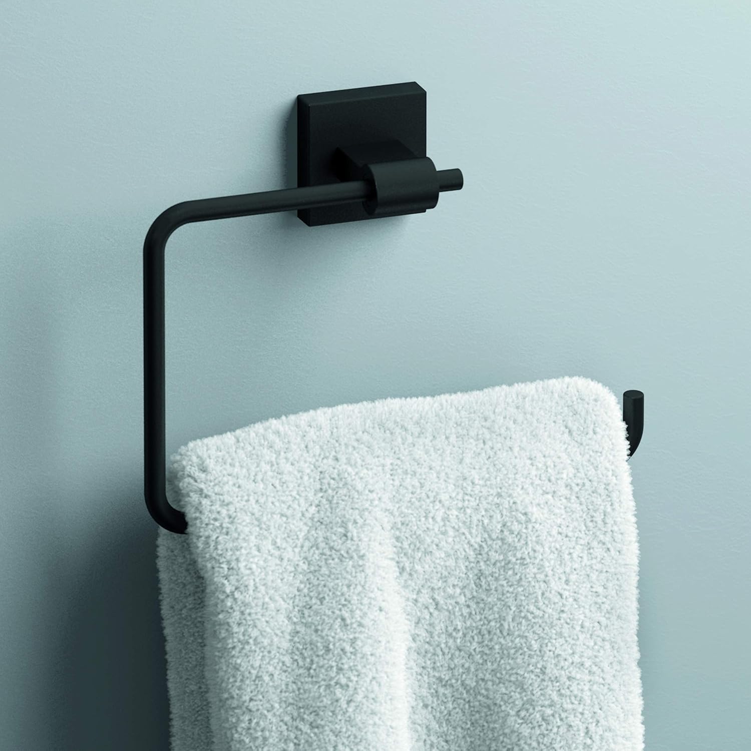 Franklin Brass Maxted Towel Ring Matte Black