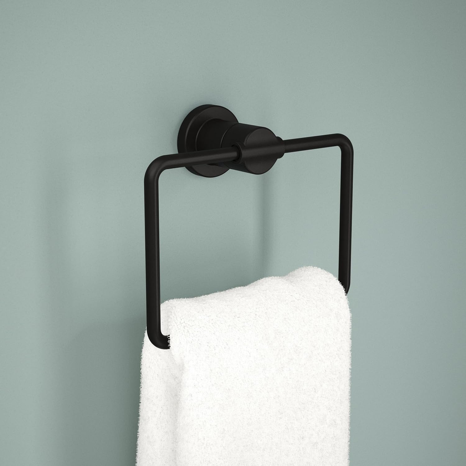 Delta Nicoli Bath Towel Holder Matte Black