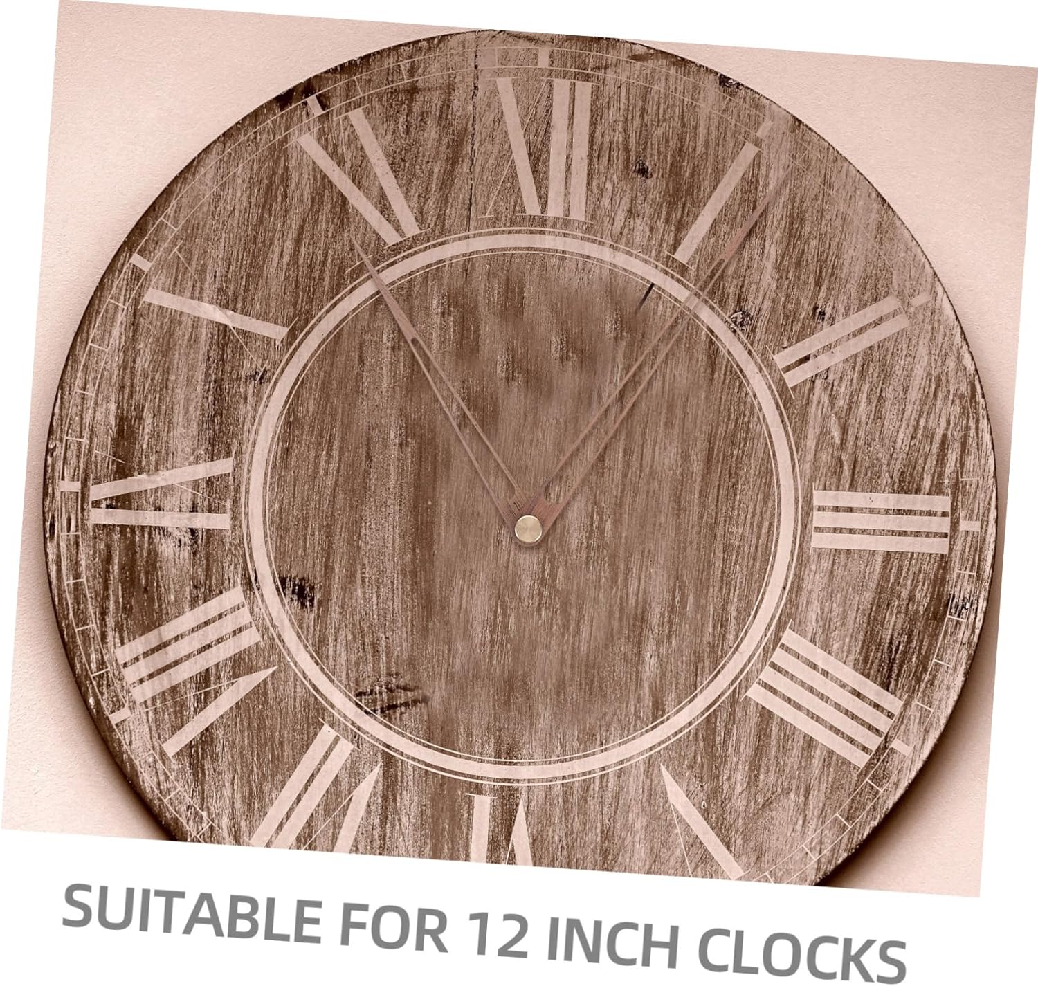 12-Inch Walnut Clock Hands Set for Repair