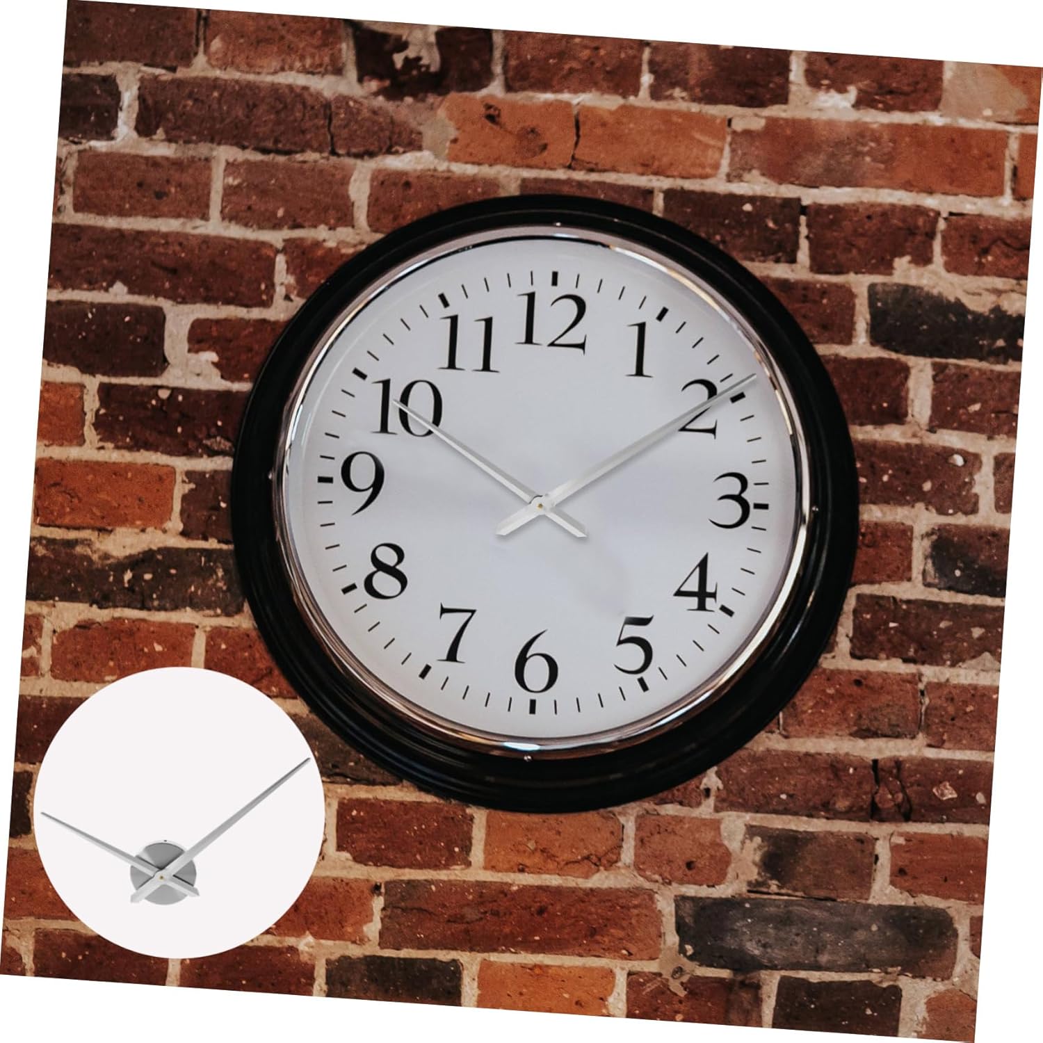 LIFKICH Metal Silent Clock Movement with Cross-Stitch